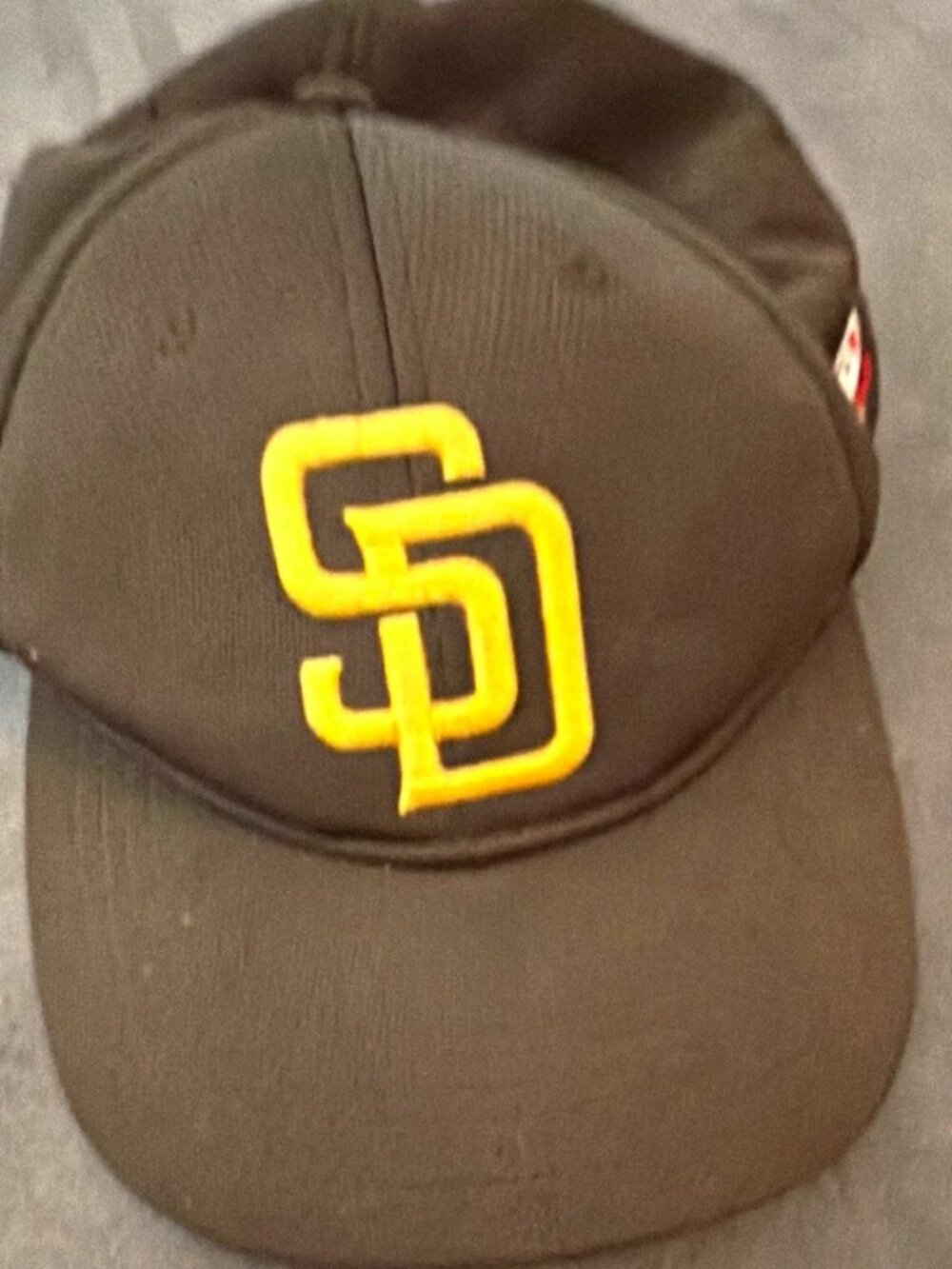 San Diego Padres Brown Cap Gold Letters OC Sports like new adj rear strap
